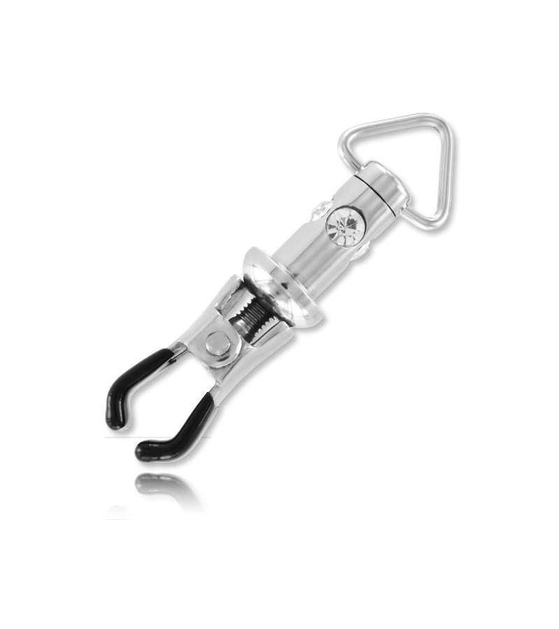 Barrel Tit Clamps with 3- Gemstone 