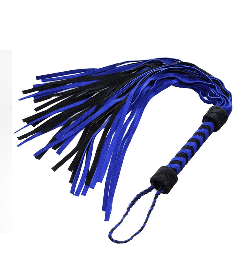 Black and Blue Suede Flogger