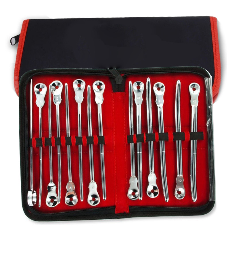 Deluxe Cock Stuffing Sounds 13 Pieces Kit