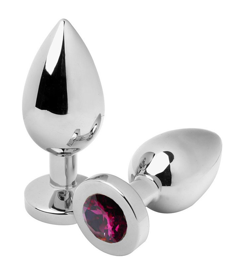 Jeweled Butt Plugs -RED