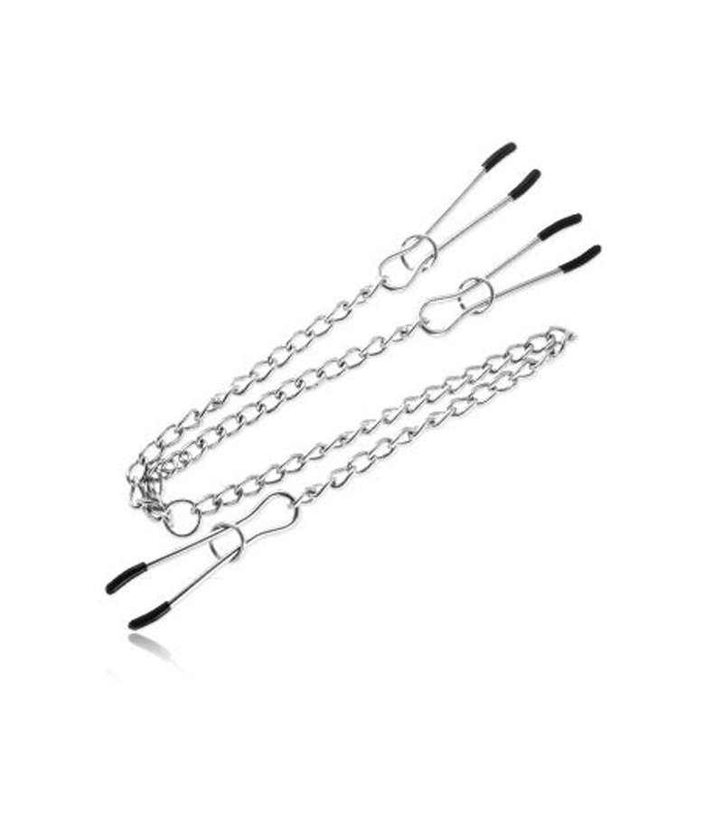 Nipple & Clit Clamp with Chain